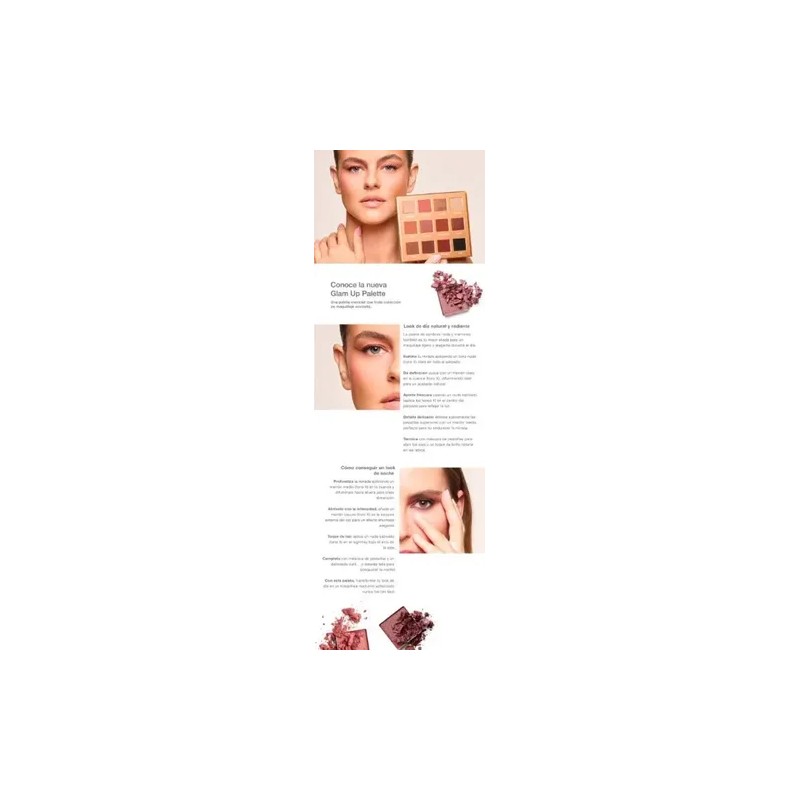 Paleta De 12 Sombras De Ojos Glam Up Farmasi, Sin
