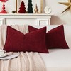 Sungeek Set of 2 Soft Chenille Cushion Covers 30x50cm Lumbar