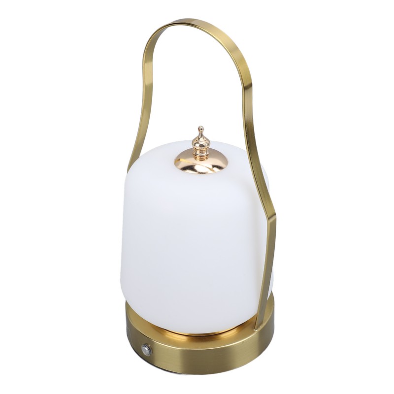 Cordless Lantern LED Retro Rechargeable Stepless Dimming 3 Lighting Modes