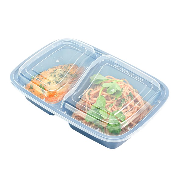 Restaurantware-Asporto 26 Ounce Compartment Take Out Boxes, 100 Microwavable Meal