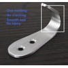 Deezio Extra Strong Stainless Steel Screw Single Hooks, Coat Hooks,