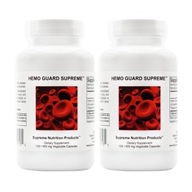 Supreme Nutrition Hemo Guard Supreme, 120 Pure Herbal Combination Vegetarian Capsules (Pack of 2)