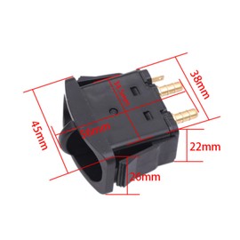 Air Spring Activation Switch, Durable ABS Air Suspension Kit ON Off ON Lifting Universal for Air Suspension Seat