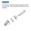 sourcing map RC Plane Airplane Spinners Propeller Adapter, 5mm Aperture