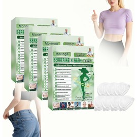 Parche Moringa 10 en 1 Nano Microdarts 7 Piezas, Parches de Berberina Original, Aptos Para Todo Tipo de Pieles