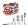 Original Einhell XS-CASE 21-Piece Bit and Socket Spanner Set (25