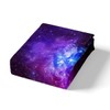Loussiesd Galaxy Bedding Set Outer Space Bed Sheet Set Glitter