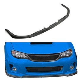 HECASA Front Bumper Lip Compatible with 2011-2014 Subaru Impreza WRX STI CS1 Style Splitter Trim Protection Spoiler Chin Spoiler Splitter Black