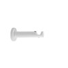 MDEKOR Wall Bracket 1-Track White Glossy P Wall Bracket with