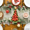 Artoid Mode Holly Fir Wood Pine Cone Leaves Christmas Table