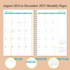 2024-2025 Planner - 17 Months Weekly & Monthly Planner from
