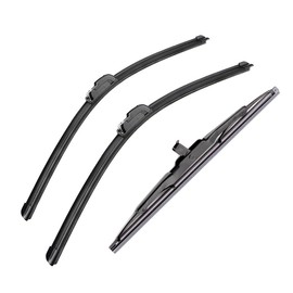 3 Wipers 24" 17" 11" Front And Rear Replacement Fit for Dodge Caliber 2008-2011, Windshield Wiper Blades Original Equipment Wiper Blade, That Meet OEM Quality Easy DIY Install Premium All-Season