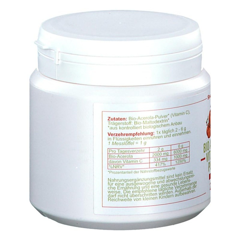 Organic Acerola Vitamin C1000 mg Powder 250 g