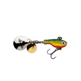 Berkley Pulse Spintail, Jig Lure with Spinner Blade & Berkley Fusion Treble Hook - Long Casting Hard Bait for Perch, Trout, Pike, Unisex,Firetiger, 5g | 50mm