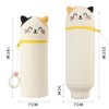 MHwan Pencil Case with Cute Soft Handles, Spotted Cat, Fashion