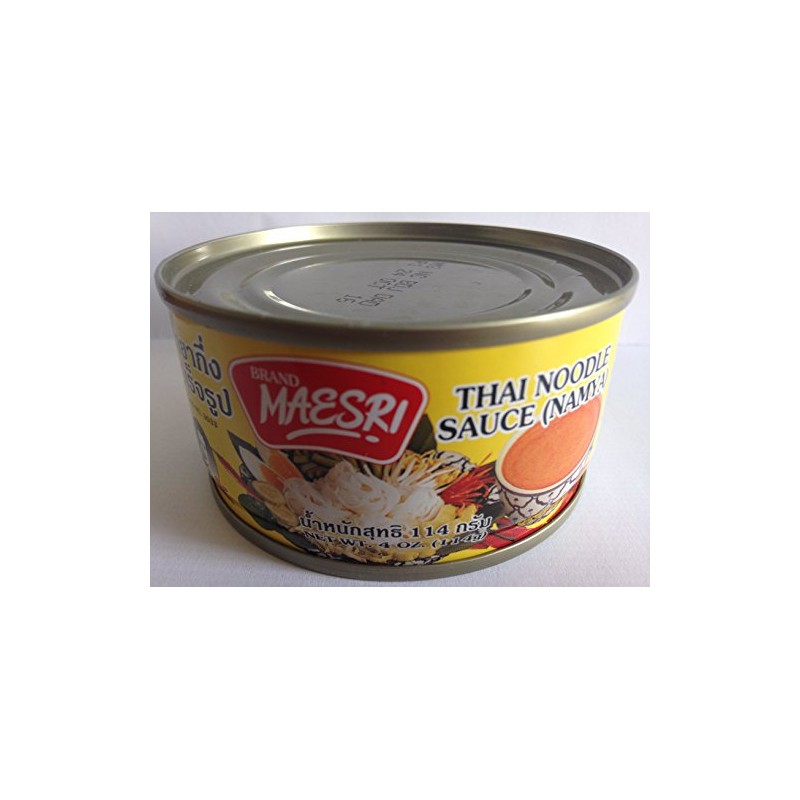 Maesri Thai Namya Noodle Sauce 4 Oz. (Pack of 4)