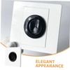 KONTONTY 5pcs Wall Plate Cable Pass Through Cover Rubber Pad