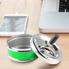 Starlet24 Rotating ashtray, wind ashtray, storm ashtray, green, 11 cm