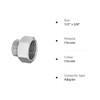 Pipe Connection Reduction Fittings Chrome Female x Male 1/2" x