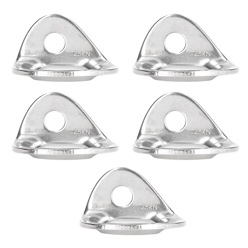 5PCS Climbing Anchor 316 Stainless Steel Climbing Hanger for Rappelling