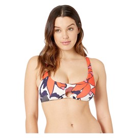 Vince Camuto Womens Wild Lotus Ring Bikini Top