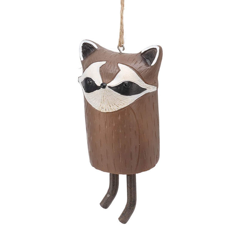 Rustic Hanging Animal Wind Chimes Resin Hand Made Natural Garden