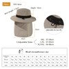 Mens Wide Brim Flap Sun Hat M/L UV Protection Boonie