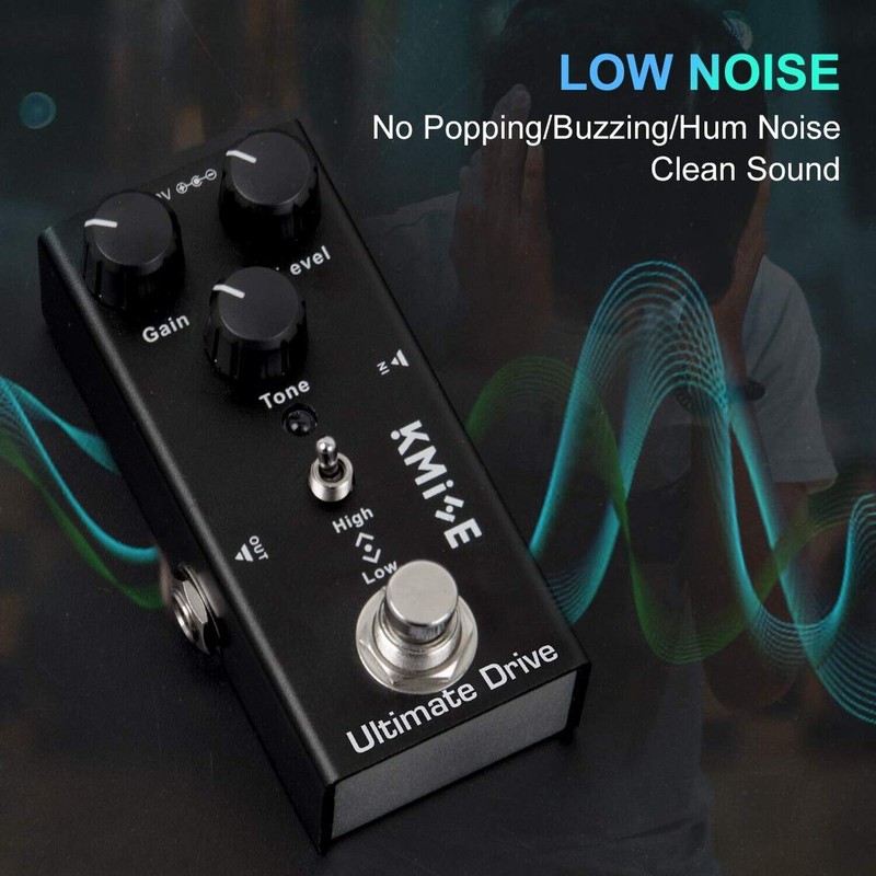 lotmusic Kmise Ultimate Drive Electric Guitar Effects Pedal Mini Single