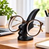 Elegant Side-Face Glasses Holder – Decorative Eyeglass Stand for Desk,