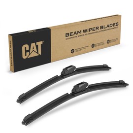 Caterpillar CAT Clarity Premium Performance All Season OEM Replacement Windshield Wiper Blades Streak, black, 26 + 26 inch (pair for front windshield)