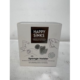 Happy Sinks Magnetic Sponge Holder for Sink - Steel