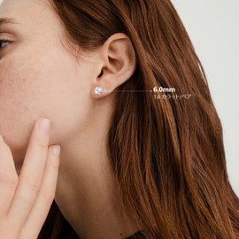 KRKC & CO Moissanite Earrings, Diamond, 925 Silver, Single Diamond, Ladies' Stud Earrings, 4 / 6 Prong Total 0.6, 1.0, 1.2, 1.6, 2/3 Carat, Hypoallergenic Metal, Unisex, Sparkling Accessory, Sterling