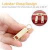 Zipper Pulls Replacement 8 Pcs Metal Easy to Install Luggage