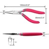 SPEEDWOX 6 Inch Needle Nose Pliers Smooth Jaws Long Nose