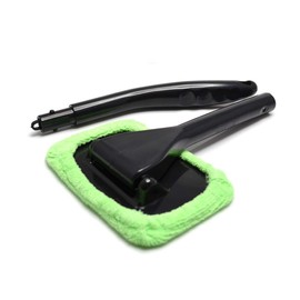 Windschutzscheiben Reiniger | Mikrofaser Scheibenreiniger | Fenster & Auto Scheibenreiniger Winter | Frontscheibenreiniger innen mit Sprühflasche (Reiniger)