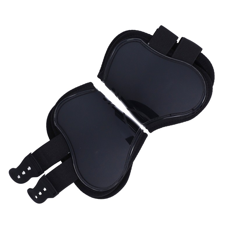 2Pcs Horse Tendon Boots Set Sturdy Adjustable PU Shell Tendon
