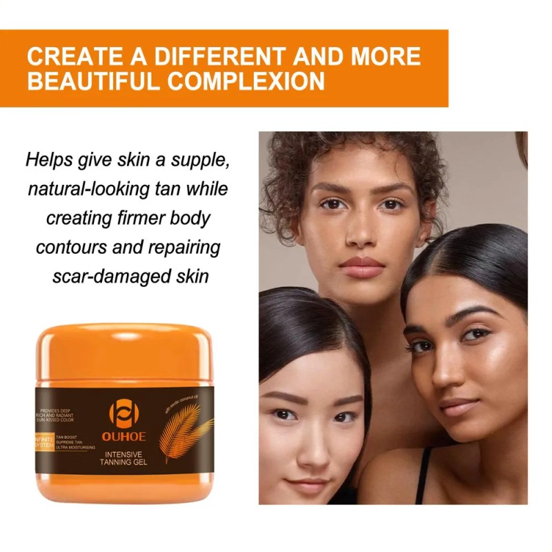 Potente Gel Bronceador/potenciador Del Bronceado/hidratante