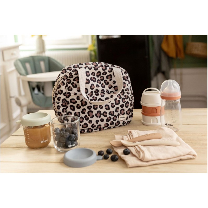 BÉABA, Borsa Termica per Pasti Bebè/Bambini, Lunch Box, Mantiene Caldo/Freddo,