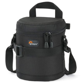 Lowepro LP37313-PKK Lens Case, 4.3 x 5.5 inches (11 x 14 cm), Lightweight, Protection, Black