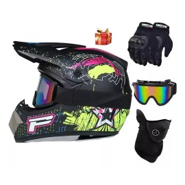 DIUNASENGCH Casco De Motocross Certificado + Regalo