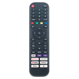 EN2J30H Replace Remote Control fit for Hisense Vidaa Smart TV 2020 32A45GV 40H5G 40A4GV 40A40GV 40A40GMV 40H55G 40A4HV 40A4070GMV 43H6G 43H77G 43V6G 43A60G 43A60H 43A60GMV 43A6010GMV 43A6070GMV