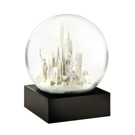 CoolSnowGlobes New York City White Cool Snow Globe