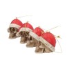 Nemesis Now Silent Night 1.7" Red Resin Christmas Baubles -