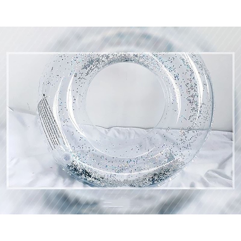 Float, For Kids, Adults, O-Shaped, Glitter, Cute, Thick, For Water
