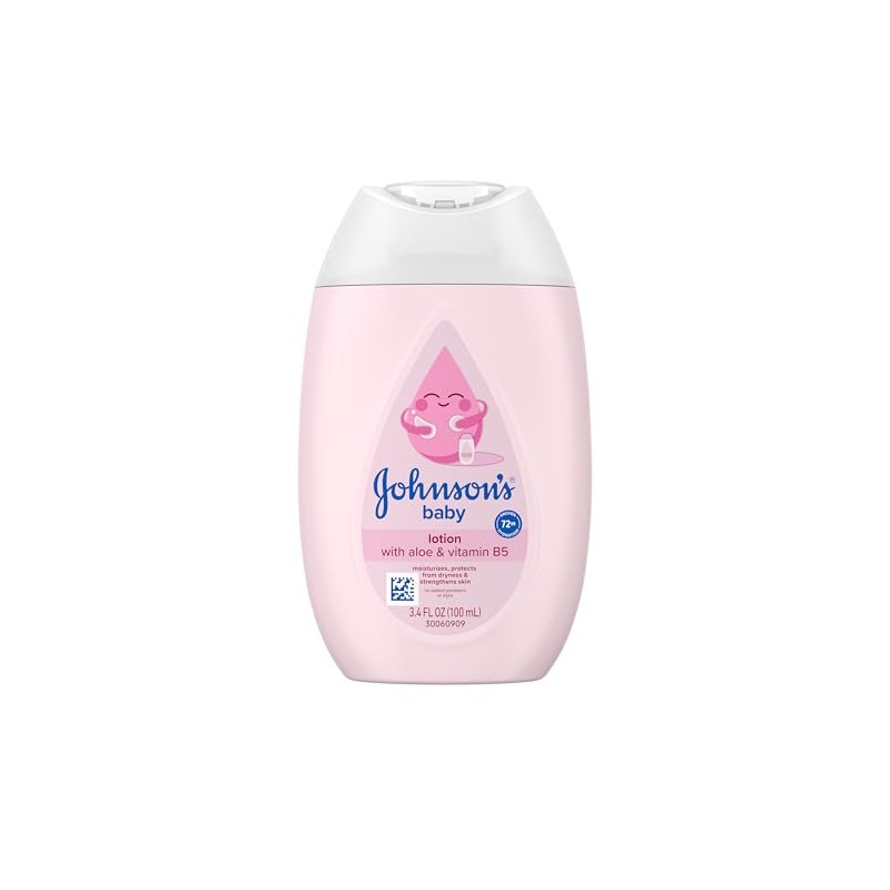 Johnson Moisturizing Pink Baby Lotion With Coconut Oil Hypoallergenic And