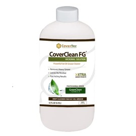 CoverTec CoverClean FG Microbial Fat, Oil, GreaseCleaner, Deep Cleaning, Non Hazardous (32 oz)