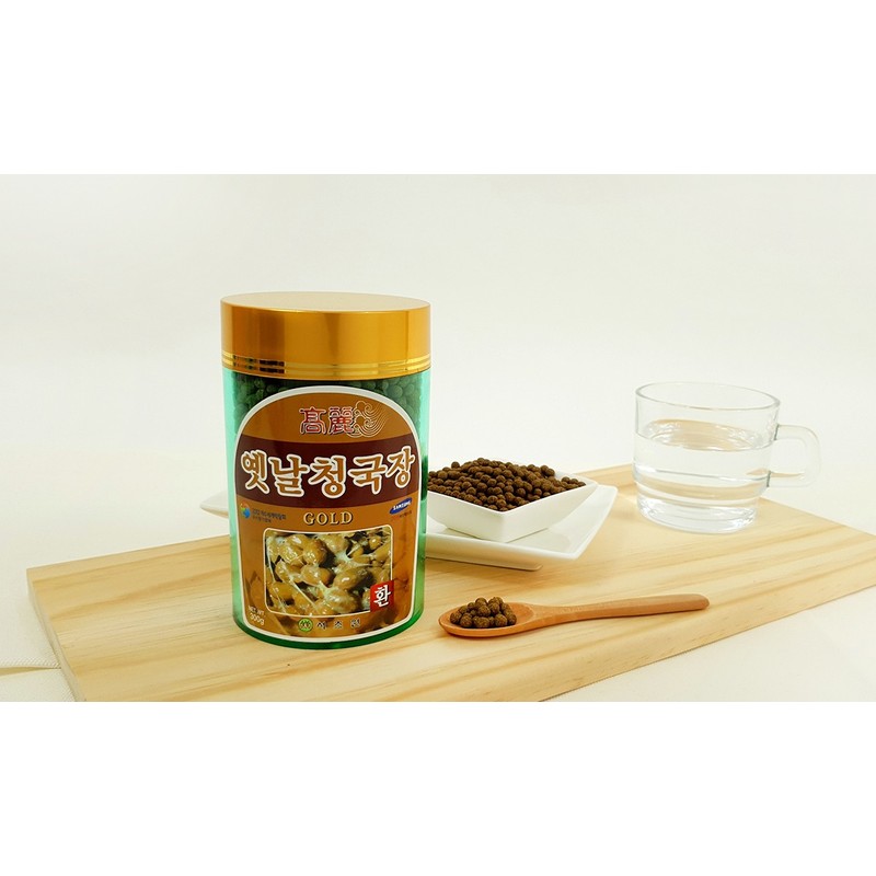 Detailed page Goryeo Old Cheonggukjang Pill Gold 300g Smellless Domestic