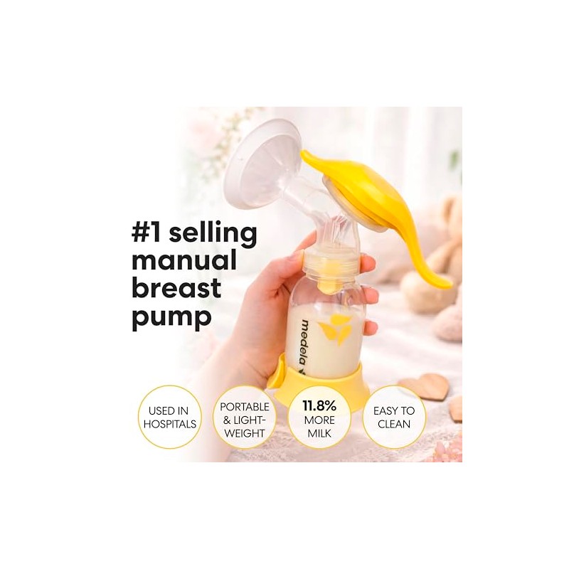Medela | Extractor de Leche Manual Harmony Flex | Sacaleches