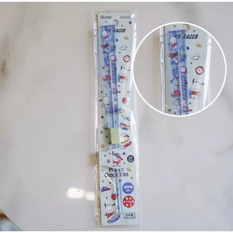 Sanrio Dishwasher safe acrylic chopsticks 21cm Pochacco Sanrio AAC45
