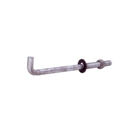 Grip Rite Prime Guard 128GAB50 Hot Dipped Galvanized Anchor Bolt with Nut and Rou, 1/2-Inch by 8-Inch, Gray